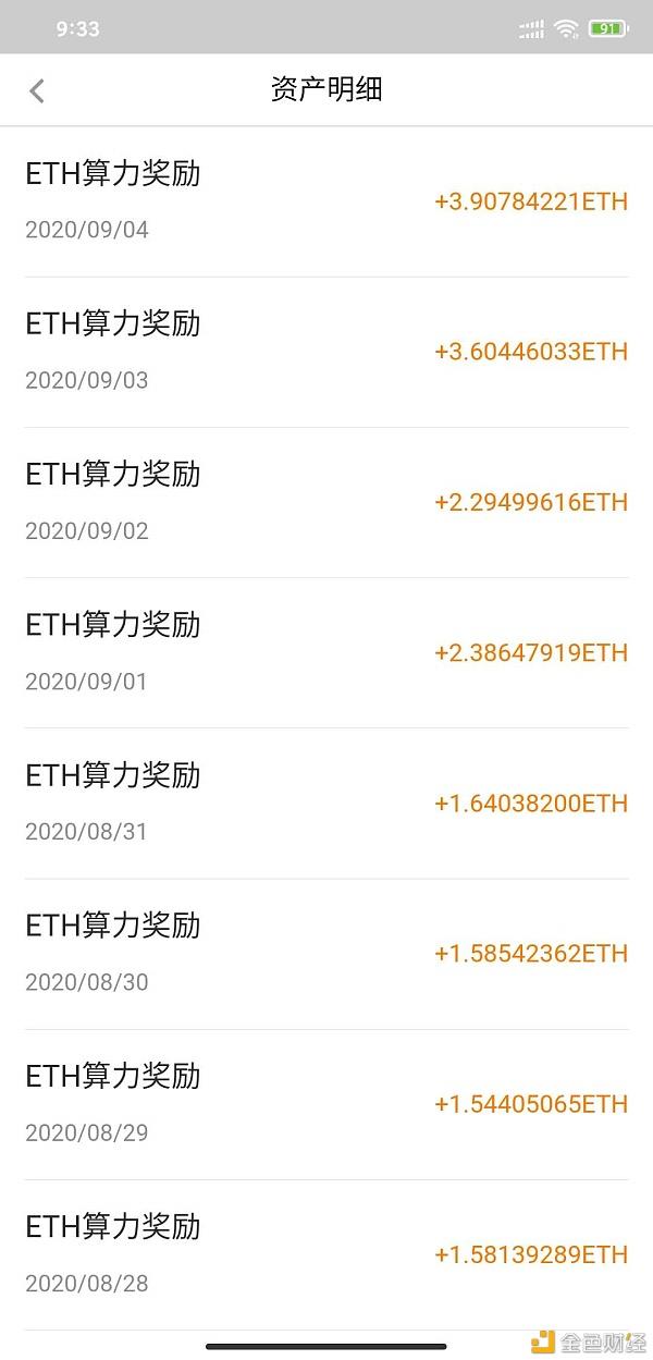 以太坊挖矿结算(以太坊挖矿怎么算收益)